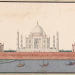 unknown artist, The Taj Mahal from the River, 1818, Yale Center for British Art